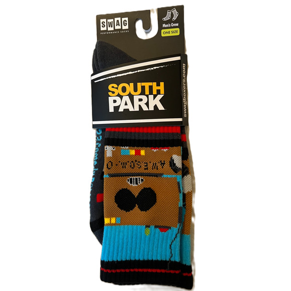 SouthPark Socks Arch Support Reinforced Heel Toe Soft Breathable Cushioned NEW - Picture 1 of 4
